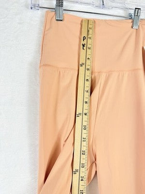 BalTogs Dancewear Leggings Small Pants High Waist Peach Pink Dance New NWT