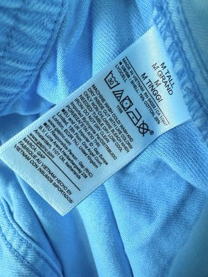 Gap UltraSoft Denim Easy Shorts Medium Tall Womens Cyan Blue Pull On New NWT