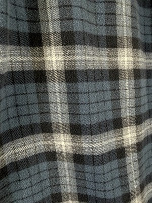 LL Bean Flannel Shirt XL Mens Blue Plaid Long Sleeve Button Down