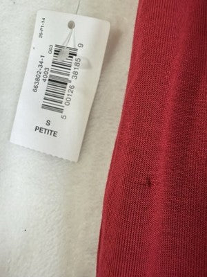 Gap Body Pajama Pants Small Petite Modal Red Knit Womens PJ New NWT
