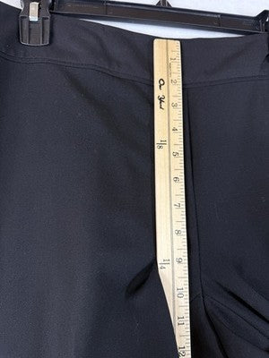 Liz Claiborne Classic Pants 10 Black Side Zip Womens