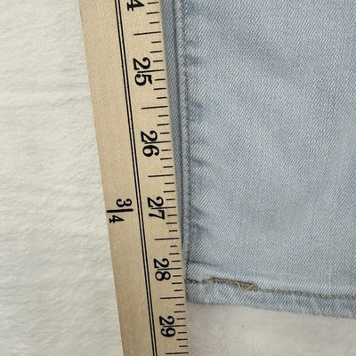 Levis 721 High Rise Skinny 24 24x30 00 Womens Light Blue High Rise New NWT
