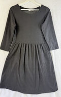 Artisan NY Dress Small Gray Knit Fit & Flare