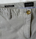 Talbots Relaxed Chino 10 Petite Gray Pants Chinos Women 10P Cotton Stretch