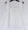 GAP x Doen Eyelet Top Large Cotton Cottagecore Boho New NWT
