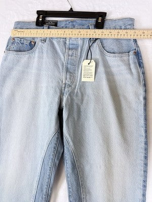 Levis 501 ‘90s Ankle Jeans Women 32 Mid Rise Straight Leg Blue 90s 32x27 New NWT