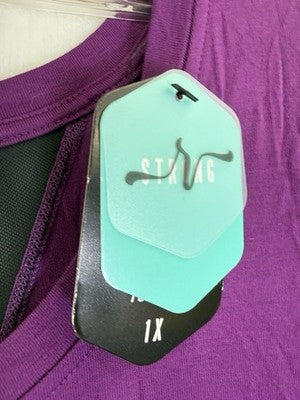 Rise By Lularoe XL 1X Tops Workout Purple Sleeveless Short Sleeve Lot New