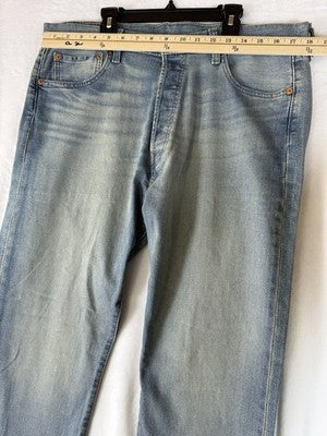 Levis 501 36x30 Mens Jeans Light Blue Levi’s Button Fly