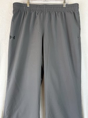 Under Armour Vital Warm Up Pants Mens 2XL HeatGear Loose Ankle Zip 1239481
