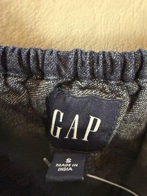 Gap Tops For Women Small Denim Sleeveless Smocked Eyelet Denim Cami New NWT