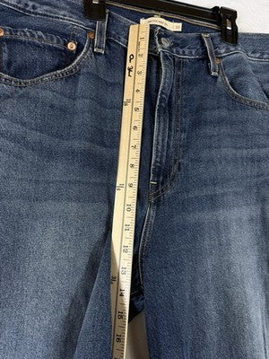 Levis Ribcage Wide Leg Jeans 33 Blue High Rise Jeans 33x34 Levi’s