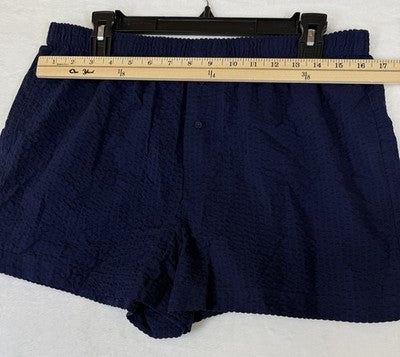 Gap Body Pajama Set Medium Top Shorts 100% Cotton PJ Seersucker Womens New NWT