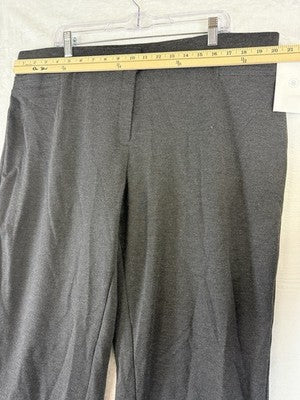 Vintage Liz Claiborne First Issue Dress Pants 14 Gray Ponte Knit Bootcut New NWT