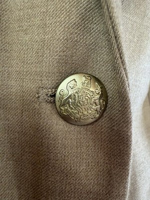J Crew Schoolboy Blazer 2 Wool Womens Camel Beige Jacket Gold Buttons
