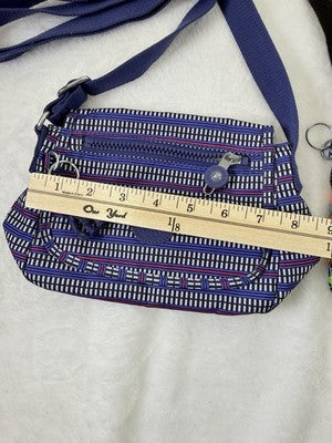 Kipling Crossbody Bag Small Abanu Mini Black Purple Purse Lot