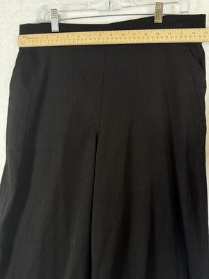 Max Studio Wide Leg Pants XL Black Pull On Womens