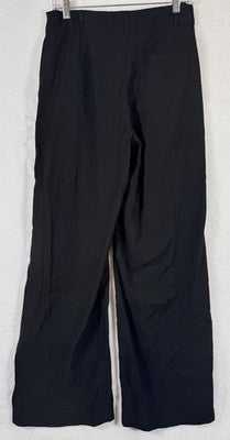 Old Navy Extra High Rise Pants Super Wide Leg 4 Womens Black Trousers