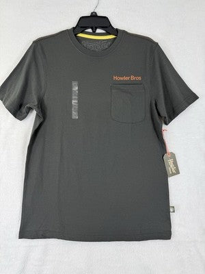 Howler Brother T Shirt Small Gray Mens Pelican Postage Short Sleeve Pocket New