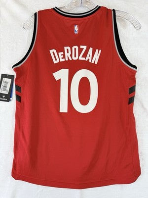 Toronto Raptors Jersey Youth Large NBA DeRozan Fanatics Red Kids Boys New NWT