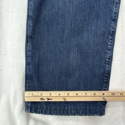 LL Bean Flannel Lined Jeans 40x34 - Actual 40x30 - Blue Straight Leg