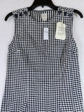 Gap X Doen Dress 2 Blue Gingham Denim Mini Womens Sleeveless New NWT