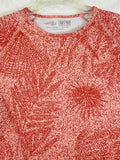 Reel Life Long Sleeve Womens Medium Top Fishing Shirt Thumb Holes Floral Print