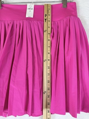 Gap Fit Pleated Exercise Skort Medium Tall Pink Women GapFit Skirt W/ Shorts New