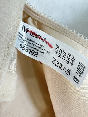 Wacoal Bra 44DD Basic Beauty Spacer Underwire T-Shirt Beige Womens