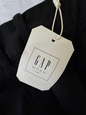 Gap X Doen Pants 8 High Rise Pleated Trousers Black Wide Leg Womens New NWT