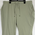 Eddie Bauer Womens Pants 2XL Departure Stretch Mid Rise Joggers Green Pull On
