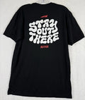 Altra Running T Shirt Mens Large Black Short Sleeve Stay Out There Crew Neck Tee