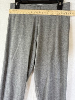 Coldwater Creek Endless Comfort Slim Leg Pants Medium Gray Knit Pull On Womens