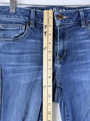 Ariat Jeans Womens 29 Long Flare Perfect Rise Blue Denim 29L