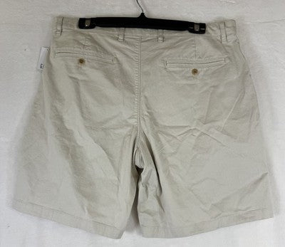 Gap 8" Modern Shorts 33 Mens Tan Beige Khaki Chino New NWT
