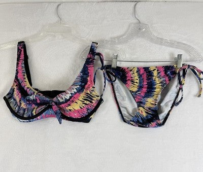 Venus Bikini Set C Top 10 Bottom Underwire Tie Side Tie Dye Womens