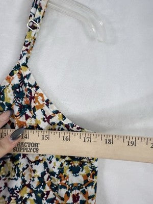 The Limited Top Medium Sleeveless Floral Lightweight Womens Halter Blouse Tops