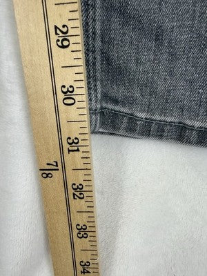 Hugo Boss Jeans Men 34x32 Grey Gray Slim Fit Straight Leg