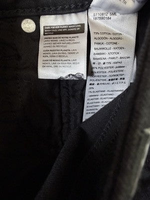 Levis 726 Flare Jeans 28 28x34 Black Denim Womens Levi’s New NWT