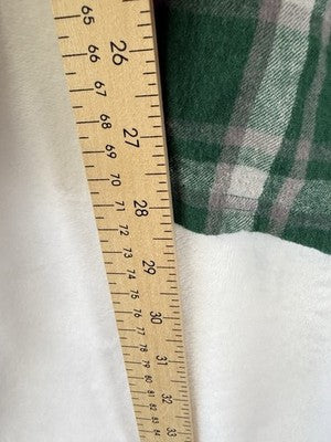 Skidmore College Flannel Pajama Pants Small Womens Pjs Sleep Green Plaid