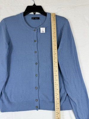 Gap CashSoft Cardigan Sweater Women Small Petite Blue Cash Soft New NWT