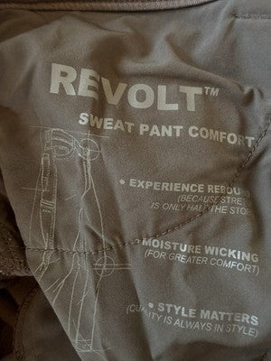 Kuhl Kanvus Jean Mens 34x30 Patina Gray Canvas Jeans Revolt