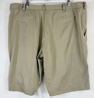 Nike Golf Dri Fit Shorts 40 Mens Beige Tan 11”