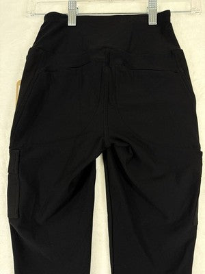 Avalanche XS Black Cargo Pants High Waist Stretch Womens NEW