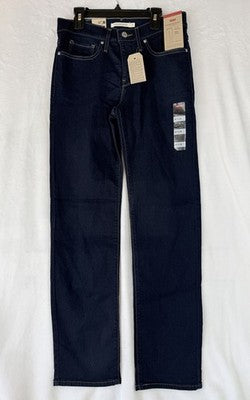 Levis Jeans Women Size 27 314 Shaping Straight Leg 27x30 Dark Blue Levi’s NWT