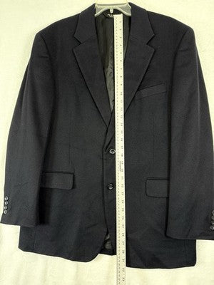 Jos A Bank Cashmere Blazer 42R Navy Blue Jacket Men’s Suit Joseph