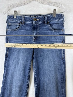 Ariat Jeans Womens 29 Long Flare Perfect Rise Blue Denim 29L