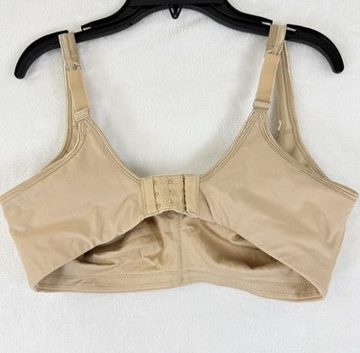 Playtex Bra 36D 18 Hour Beige Wireless Secrets Sensational Sleek