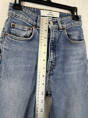 Won Hundred Jeans 24 32 Marilyn B True Blue Skinny Denim Made Italy Womens