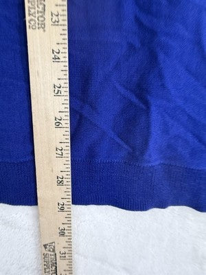 Talbots Sweater 2X Black Blue 3/4 Sleeve Colorblock NWT