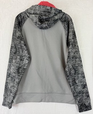 Old Navy Hoodie Men Medium Activewear Gray Full Zip Jacket Sweatshirt New NWT